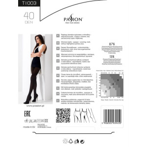 PE TI003 Strumpfhose schwarz 40 DEN
