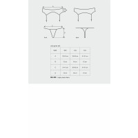 OB Catia garter belt & thong