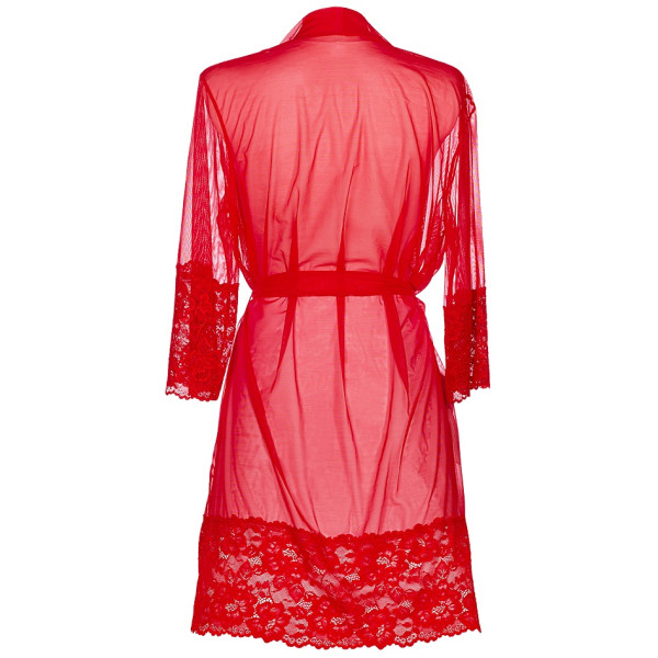 V-8860 peignoir red