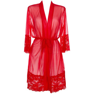 V-8860 peignoir red