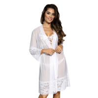 V-8850 peignoir white