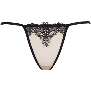 V-8919 babydoll & string beige