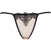 V-8919 babydoll & string beige