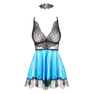 BN Eve chemise turquoise S/M