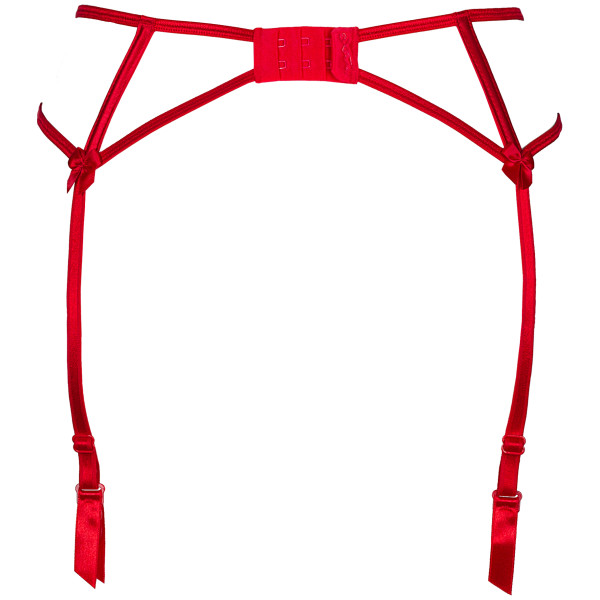 V-8862 garter belt red