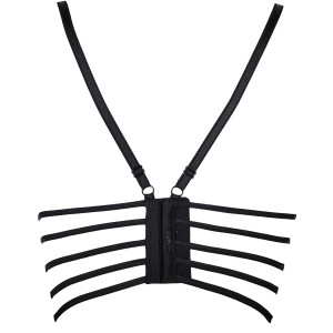 V-9061 bustier black-beige
